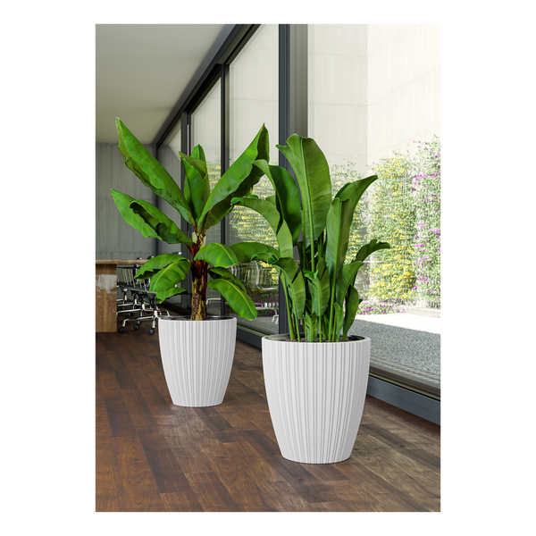 POT MIKA 300MM WHITE *7804*