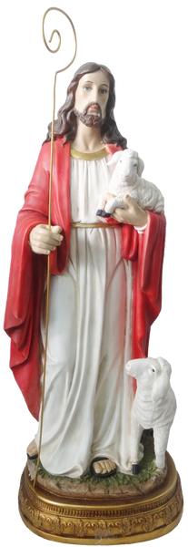 FIGURA JEZIS DOBRÝ PASTÝŘ 99 CM SKLENĚNÉ OČI *4480