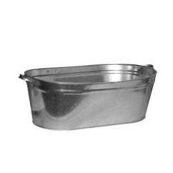 GALVANIZED BATHTUB 13L