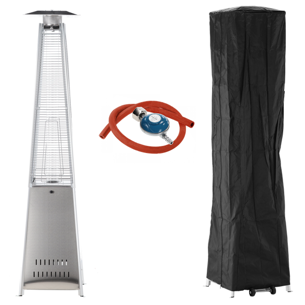 UMBRELĂ PENTRU GRĂDINĂ PATRATĂ DIN OȚEL INOXIDABIL 227 CM *6363