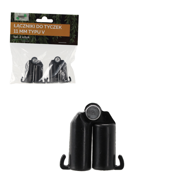 SADA 2 KONEKTORŮ PRO TYČE 11 MM TYPU V balení=24ks *8143