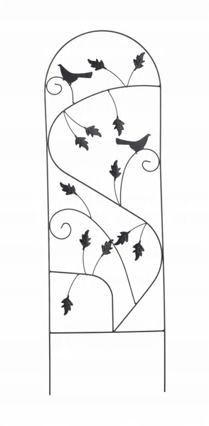 Grid / support for plants 38.5 x 118 cm black