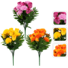 ARTIFICIAL BRANCH - ROSES AND CHRYSANTHEMUMS ASSORTED COLOURS