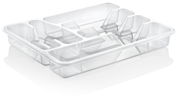 CUTLERY DRAWER INSERT TRANSPARENT 31X39X5.5CM