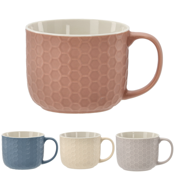 Porcelánový hrnček 480 ml "HONEY" balenie=4ks *7322