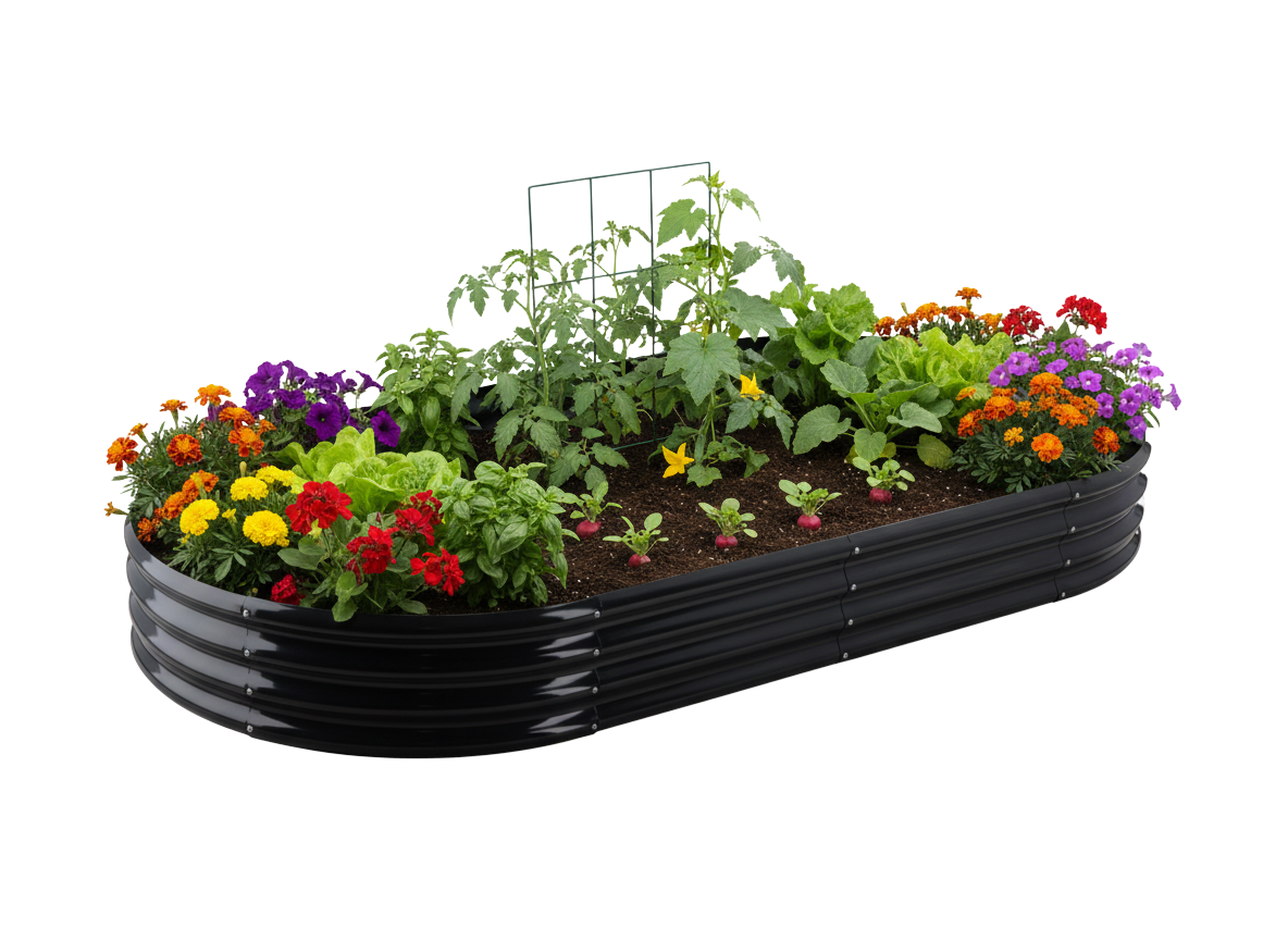 GRZĄDKA WARZYWNO-KWIATOWA 120 X 60 X 30 CM OWALNA ANTRACYT pol_pl_GRZADKA-WARZYWNO-KWIATOWA-120-X-60-X-30-CM-OWALNA-ANTRACYT-1660_14
