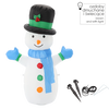 INFLATABLE SNOWMAN LED 120 CM