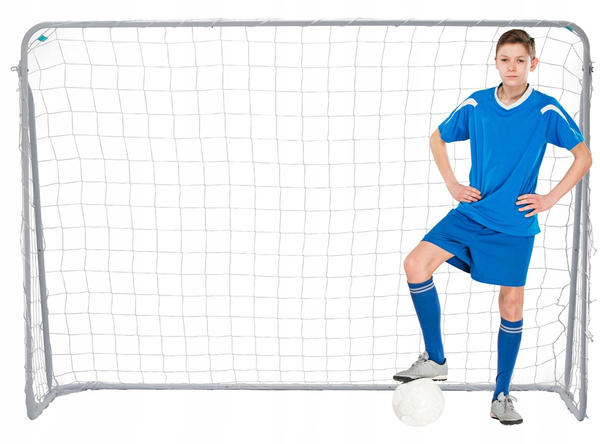 FUTBALOVÁ BRÁNA "CHAMPIONS" S IVOU - 213 x 152 x 75 CM *3395