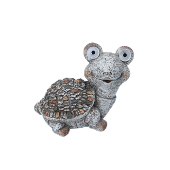 ZAHRADNÍ FIGURKA - ŽELVA S SVÍTÍCÍMI OČI 20 x 12,5 x 17,5 CM LED balení=4ks *7928