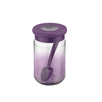 BORCAN 380 ML CU LINGURĂ VIOLIE *5101