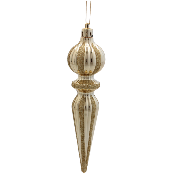 SET OF 4 CHRISTMAS TREE DECORATIONS TREE TOPPER 16 CM