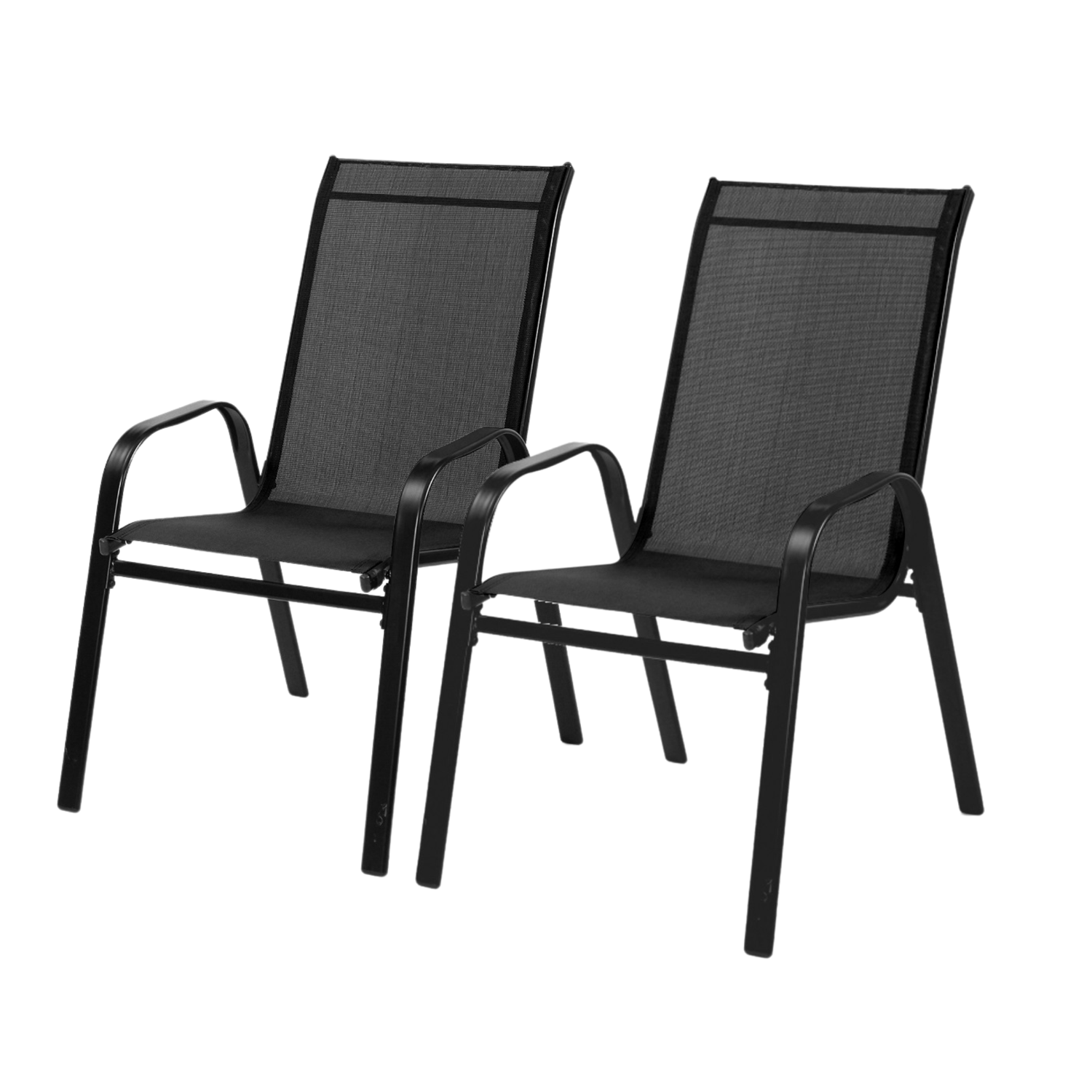 KPL. 2 KRZESEŁ OGRODOWYCH CZARNYCH 54 x 70 x 92 CM pol_pl_KPL-2-KRZESEL-OGRODOWYCH-CZARNYCH-54-x-70-x-92-CM-1625-2219_1