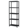 5 TIER PLASTIC SHELF 61 X 31 X 171 CM