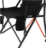 KRZESŁO TURYSTYCZNE / WĘDKARSKIE SKŁADANE CZARNE 58 x 58 x 90 CM *6372