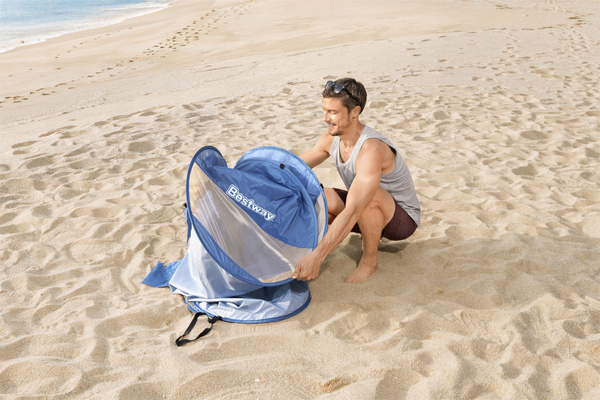 Bestway 6'7" x 47" x 35"/2.00m x 1.20m x 90cm Beach Quick 2 tent