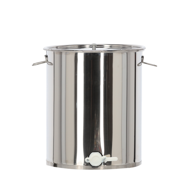 ODSTOJNIK 60 L Z PLASTIKOWYM ZAWOREM, POKRYWĄ I UCHWYTAMI *1390