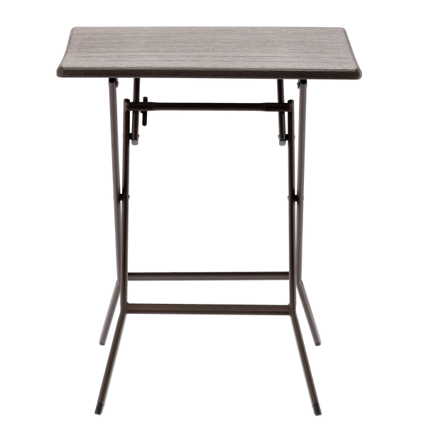 FOLDING CAMPING TABLE 61.5 X 61.5 X 73 CM BROWN