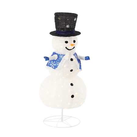 CHRISTMAS DECORATION - SNOWMAN LED 1,2 M 100L IP44