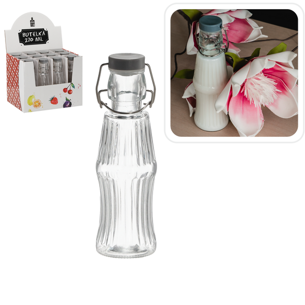 LAHEV D 270 ML KRUHOVÁ S MECHANICKÝM KORKEM disp=12ks *0611