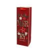 CHRISTMAS WINE GIFT BAG "CHRISTMAS TO YOU" 36 x 12 x 10 CM MIX DESIGNS