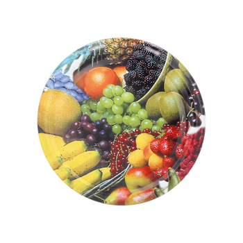 SET OF 10 LIDS DIA 82 FRUIT DECOR