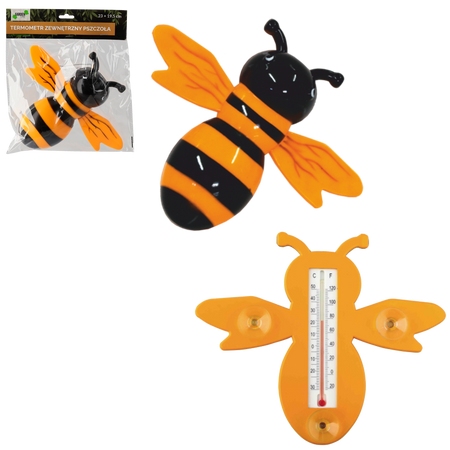 EXTERNÝ TELOMETR VČELA 23 x 19,5 CM balenie=12ks *5786
