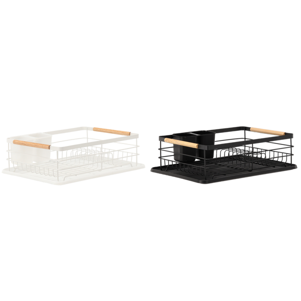 Suport pentru farfurii 39 x 28 x 12,5 cm mix 2 culori alb/negru *9035