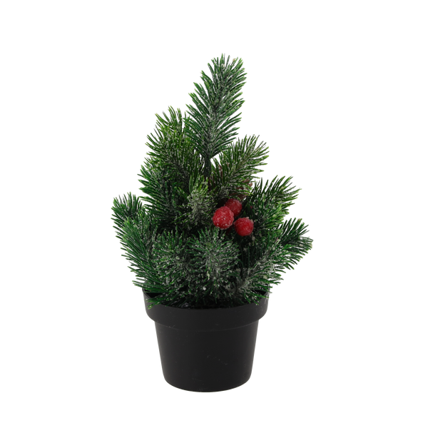 CHRISTMAS TREE 21 CM MIX DESIGNS disp=24pcs pallet=120pcs