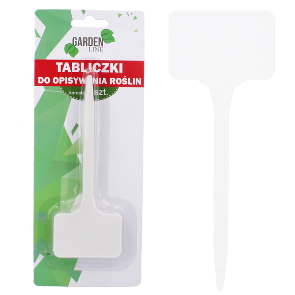 KPL. 8 TABLICZEK PLASTIKOWYCH DO OPISYWANIA ROŚLIN opak=12kpl *9690