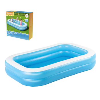 Bestway® 8'7" x 69" x 20"/2.62m x 1.75m x 51cm Blue Rectangular Pool
