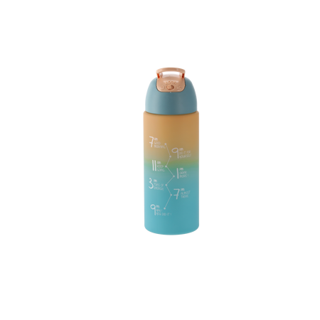 BUTELKA 500 ML NA WODĘ MIX KOLOR *6379