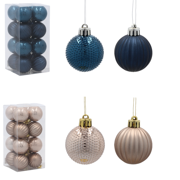 KPL. 16 BOMB 4 CM DARK BLUE / BEIGE GOLD *3962