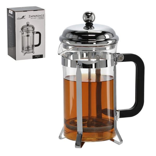 ČAJOVÝ A KÁVOVÝ LUX Z TLAČÍTKEM 600 ML *2890