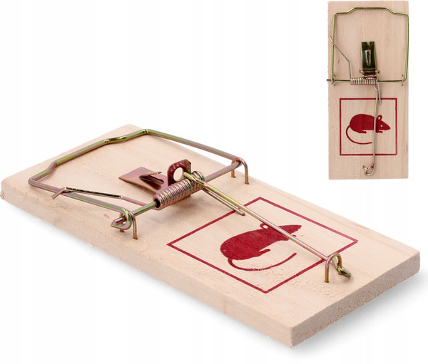 Mouse / Rat Trap WOOD 17.5 x 8 CM pack=40 pcs