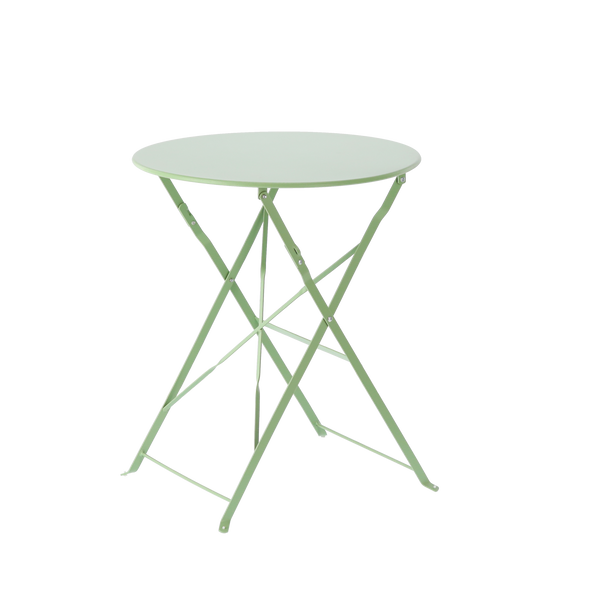 ROUND TABLE BISTRO SET - SAGE GREEN