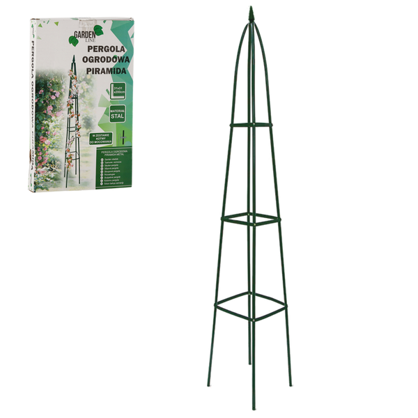 ZAHRADNÍ PERGOLA PYRAMIDA 31 x 31 x 200 CM (+ UKOTVENÍ) *0293