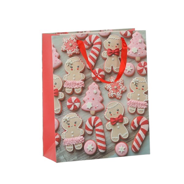 CHRISTMAS GIFT BAG XMAS 18 x 24 x 8 CM