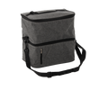 TORBA TERMICZNA 26,7 x 17,8 x 28 CM 13L SZARA Z DWOMA WKŁADAMI CHŁODZĄCYMI *9257
