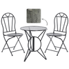 Set de mobilă de grădină metalică "SUSAN" masă + 2 scaune *8244