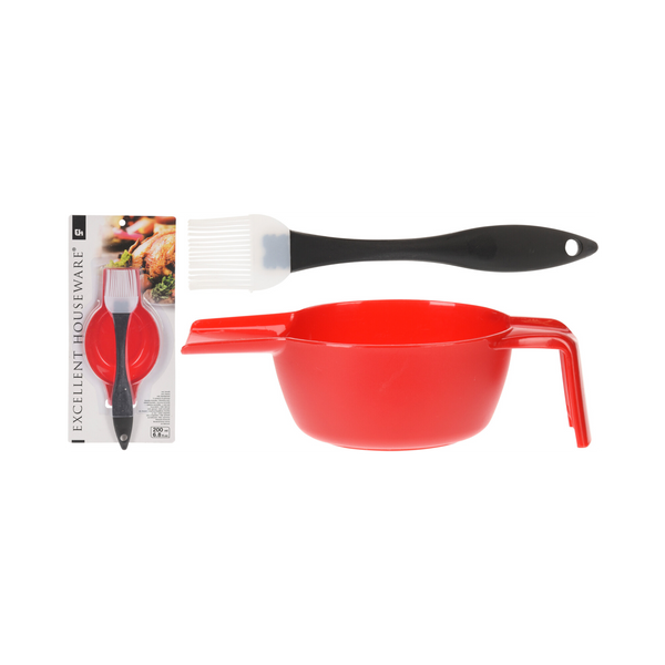 SET. BOWL WITH BRUSH *7131*