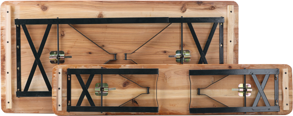 ZESTAW BIESIADNY - STÓŁ 117 x 56 x 76 CM + 2 ŁAWKI 117 x 25 x 46 CM