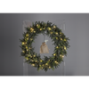 Coroană de Crăciun 50 CM Acoperită cu Zăpadă cu LED *2060