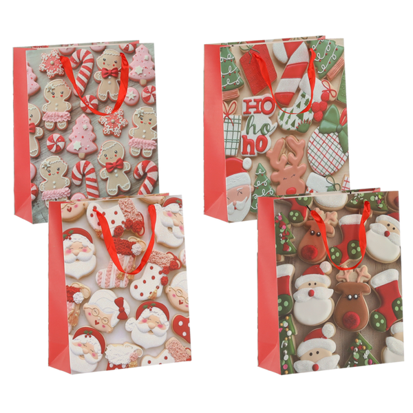 CHRISTMAS GIFT BAG XMAS 30 x 42 x 12 CM