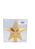 HVEZDA NA VIANOČNÝ STROMČEK 20 CM ČERVENÁ/ZLATÁ/STRIEBORNÁ *2107