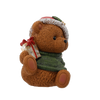 FIGURKA BOŽÍHO NAROZENÍ - MEDVÍDEK S DÁRKEM 28 X 22,5 X 29 CM LED *1056