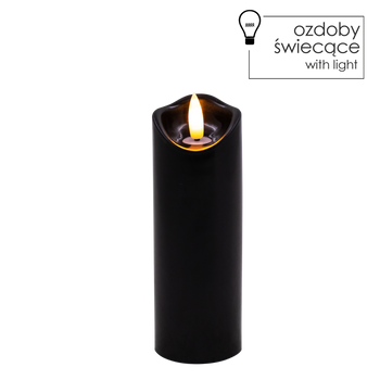 CANDLE LED NEAGRĂ 5 X 15 CM *9353