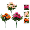RAMURĂ ARTIFICIALĂ - BUCLE DE LII ȘI CRIZANTEM 42 x 24 x 24 CM MIX DE CULORI pachet=18 buc *3123