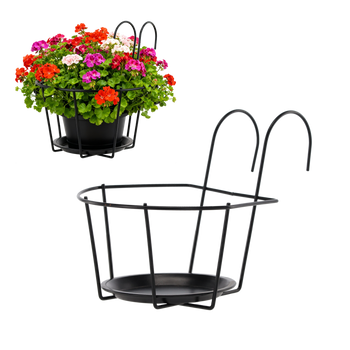 HANGING POT HOLDER FOR BALUSTRADES 17 x 20 CM disp=12pcs *6433