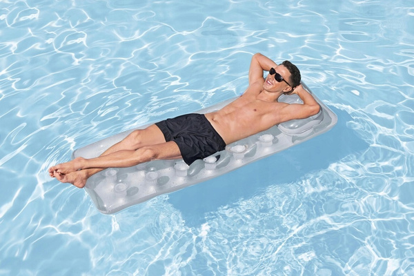 INFLATABLE MAT 1.88 X 71 CM SILVER