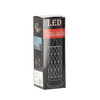 ŚWIECA LED BROKATOWA 19,5CM*4395